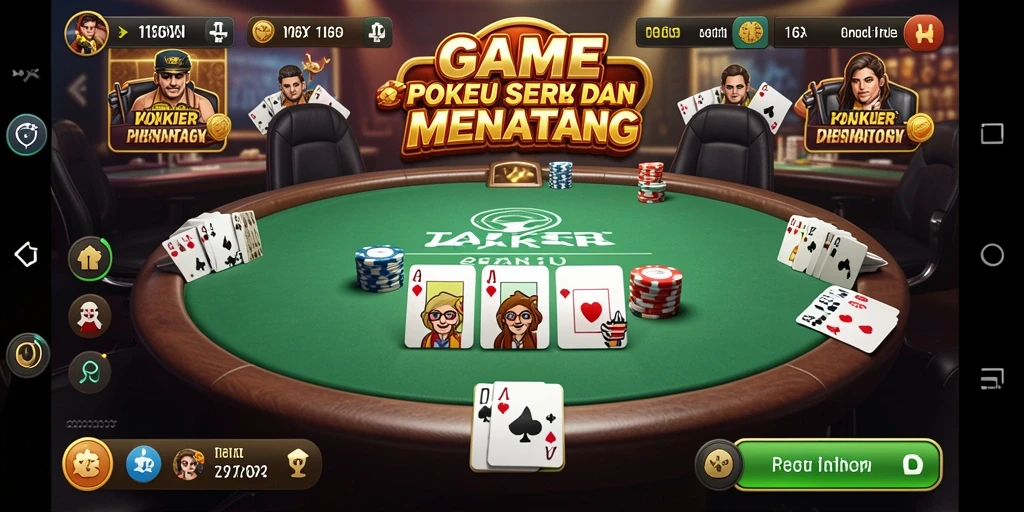 Skrinsyut dari gameplay seru dalam 116X Poker.