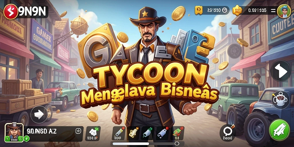 Screenshot menampilkan gameplay seru dan strategi dalam 9N9N.
