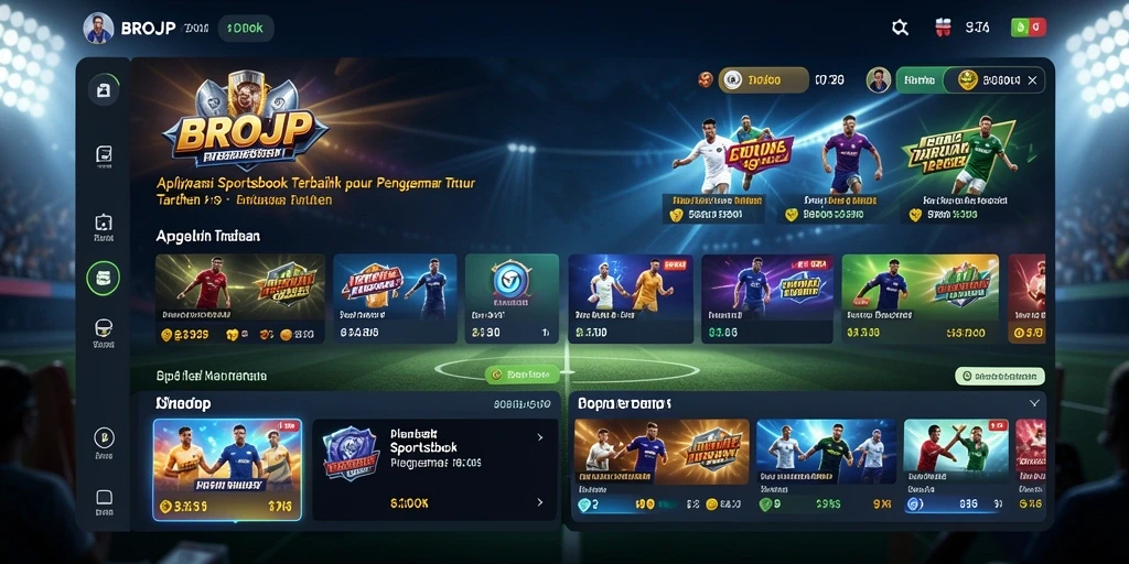 Tampilan gameplay BROJP dengan berbagai opsi taruhan yang menarik.