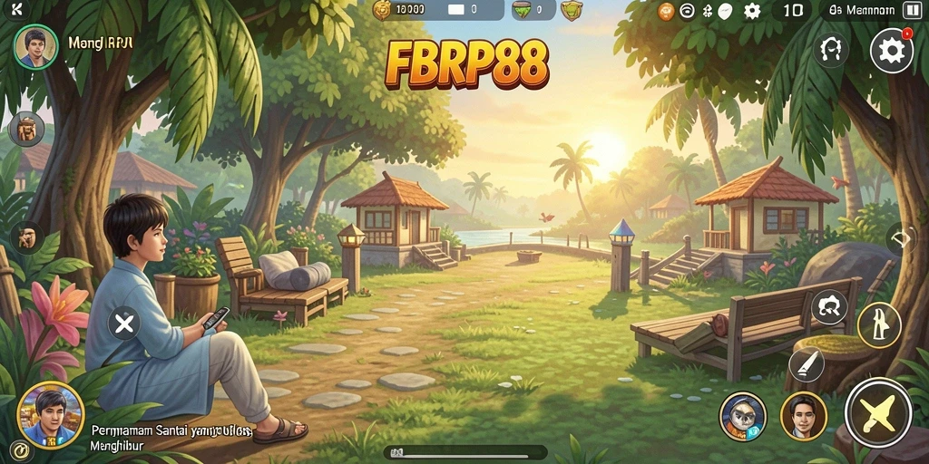 Tangkapan layar gameplay FBRP88 yang penuh warna dan menarik.