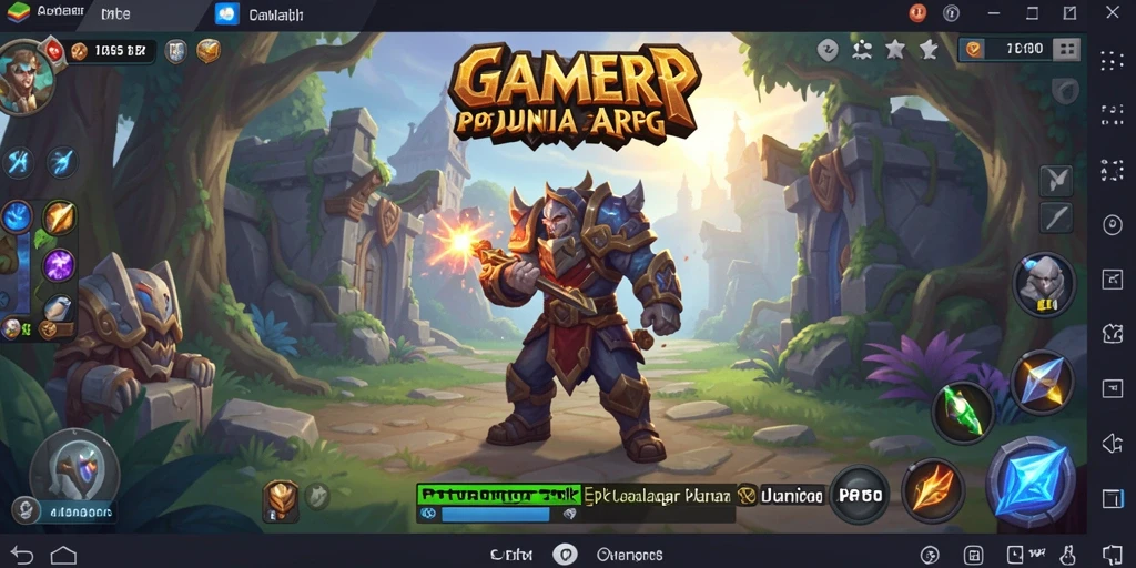 GAMERP menampilkan aksi seru dalam pertempuran ARPG yang mendebarkan.
