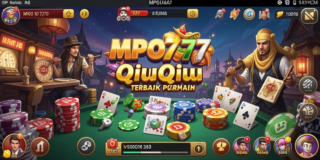 Screenshot menampilkan aksi seru dalam permainan QiuQiu MPO777.