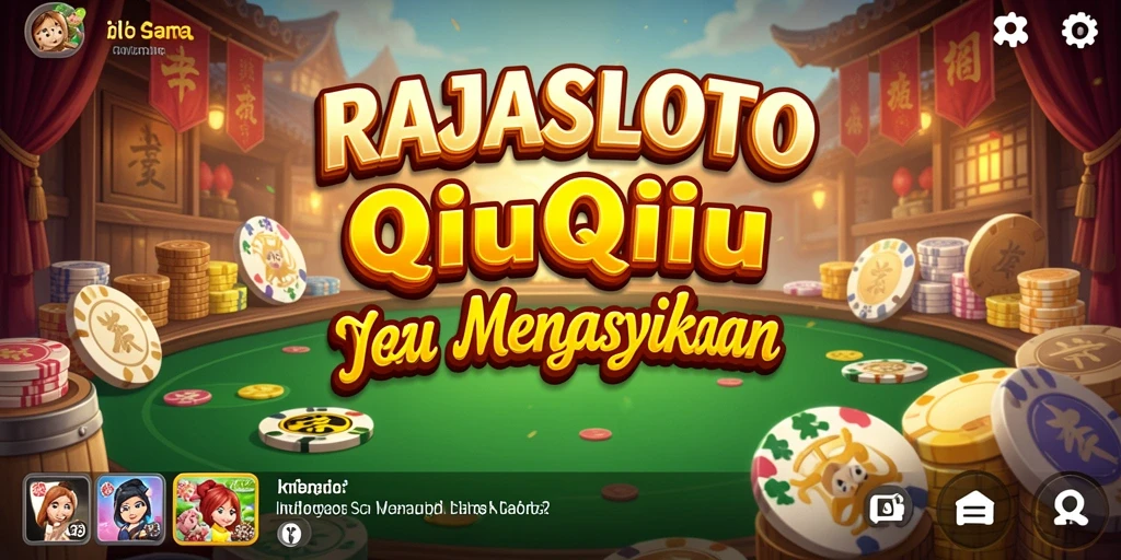 Screenshot utama RAJASLOTO menampilkan gameplay QiuQiu yang seru.
