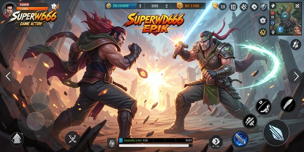 Gameplay seru dan menegangkan dalam SUPERWD666.