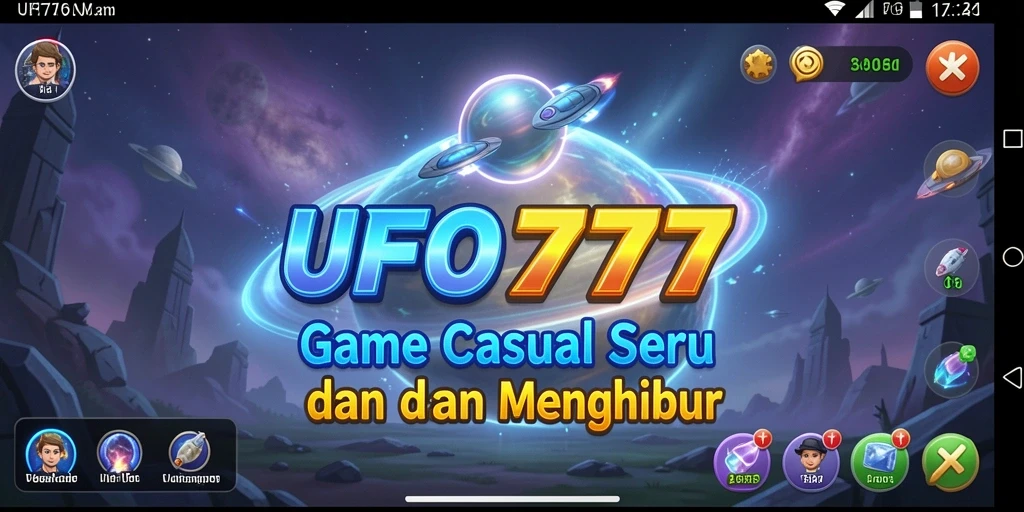 Screenshot gameplay UFO777 yang penuh keseruan dan warna.