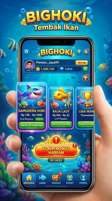 Proses unduh cepat dan aman di aplikasi bighoki kaya fitur.